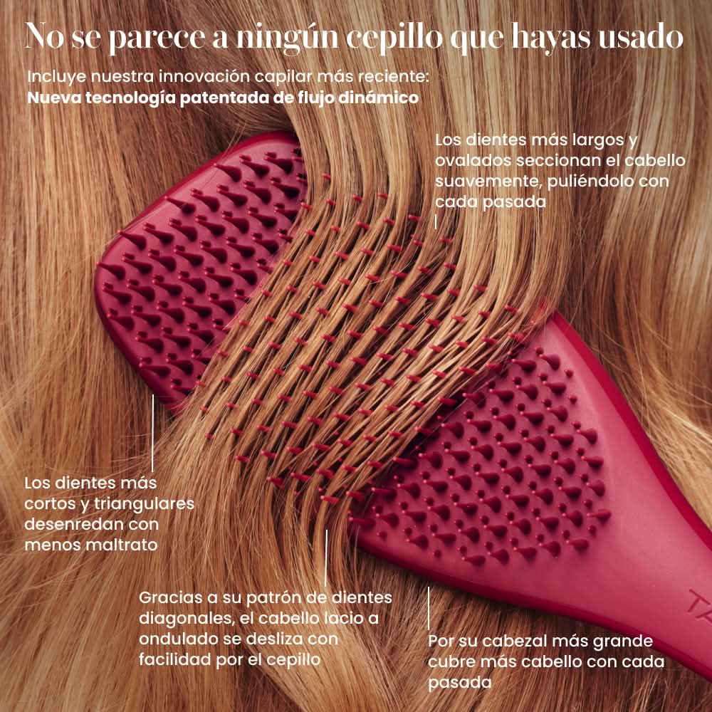 THE COMPLETE CAREBRUSH&trade; GLOSSED RASPBERRY (CEPILLO PARA CABELLO LACIO A ONDULADO)